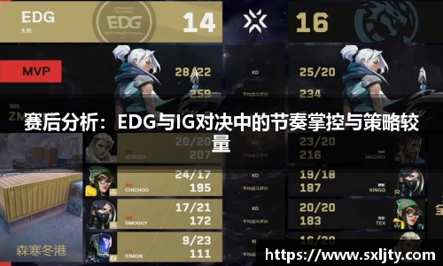 赛后分析：EDG与IG对决中的节奏掌控与策略较量